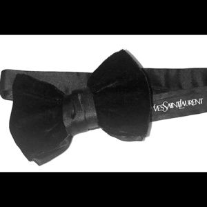 Men’s YSL Velvet/Satin Bow Tie